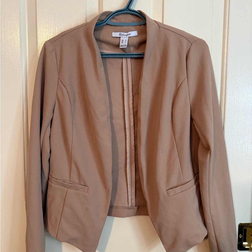 Revamped Tan Women's Blazer